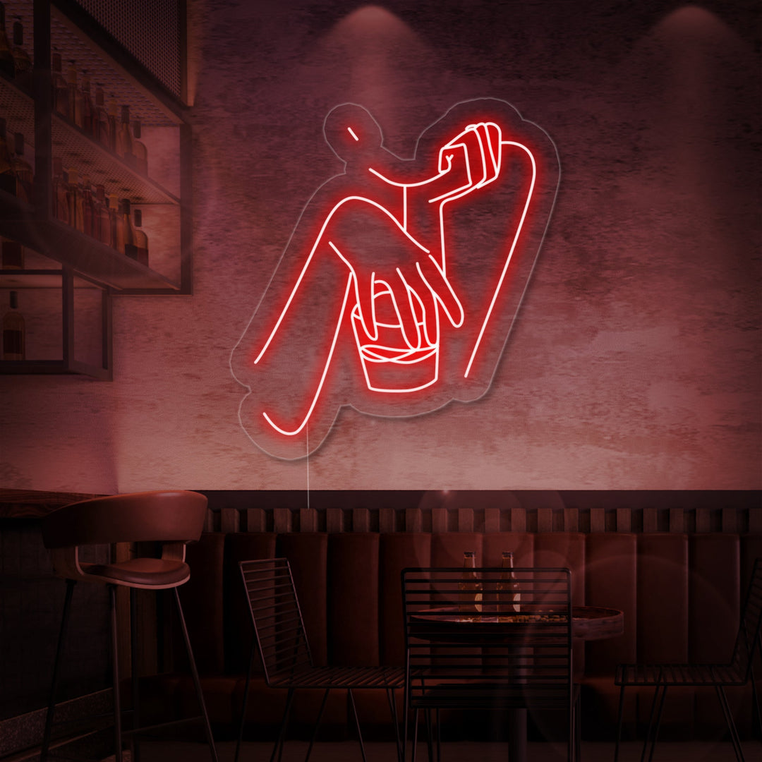 "Whiskey Woman Bar" Neon Sign
