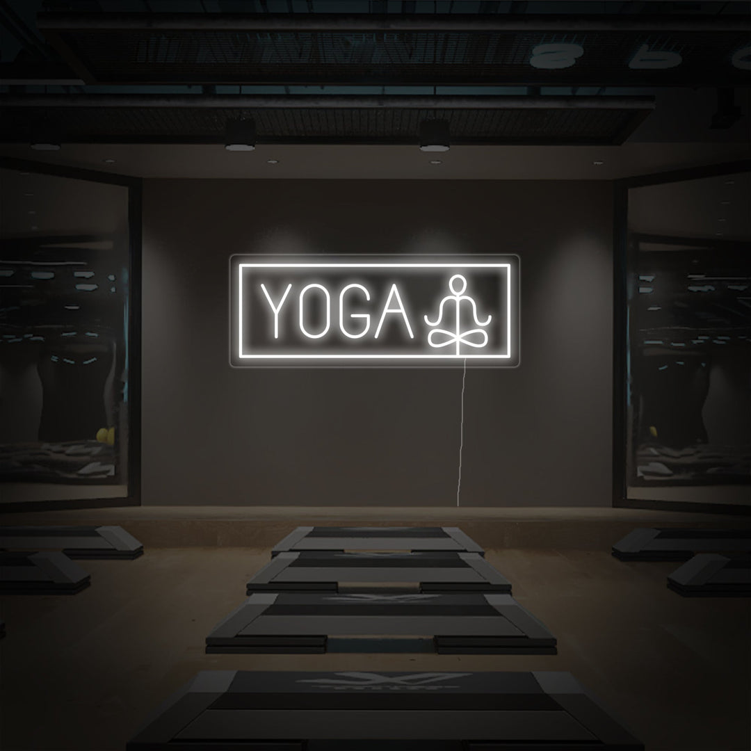 "Yoga Train" Neon Sign