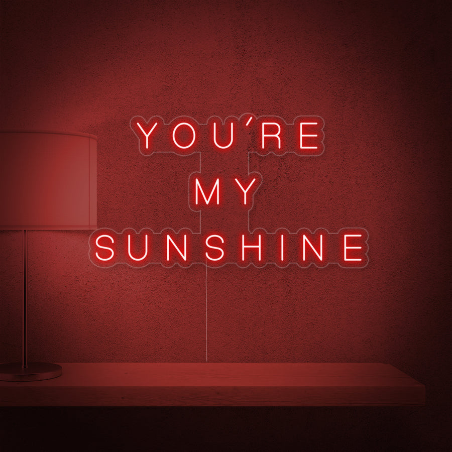 "You Are My Sunshine" Neon Sign