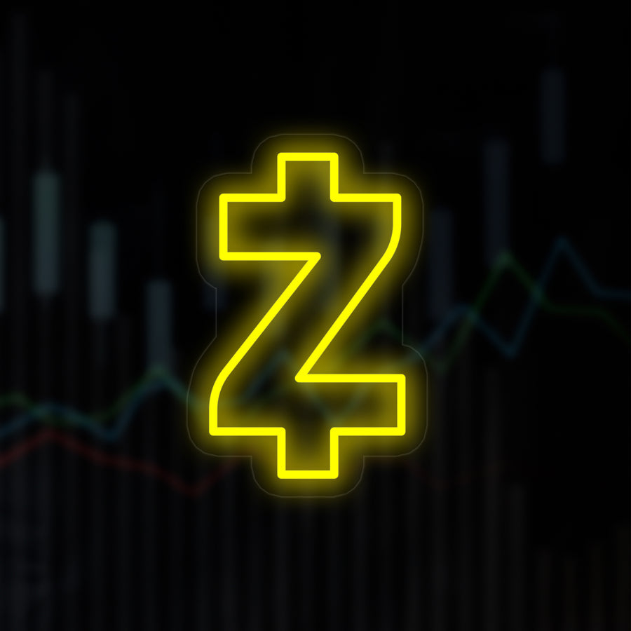 "Zcash ZEC" Neon Sign