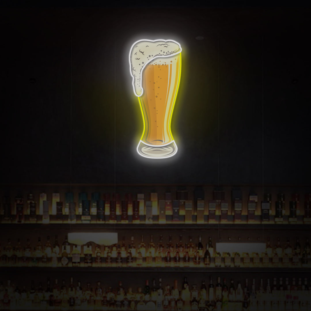 "Beer Mugs" LED Neon Sign 2.0, Luminous UV Printed