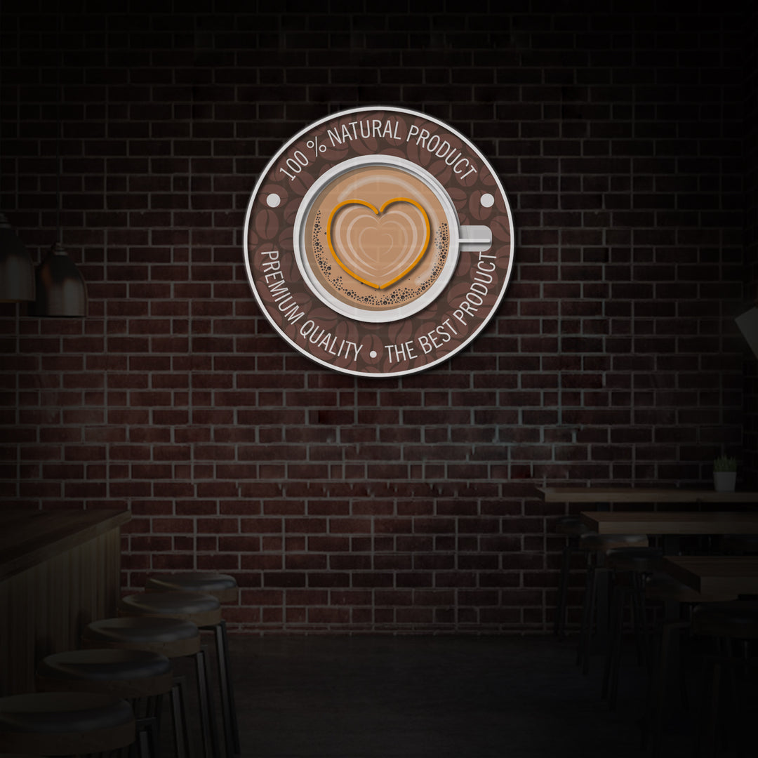 "Delicious Coffee" Coffee Shop Decor, LED Neon Sign 2.0, Luminous UV Printed