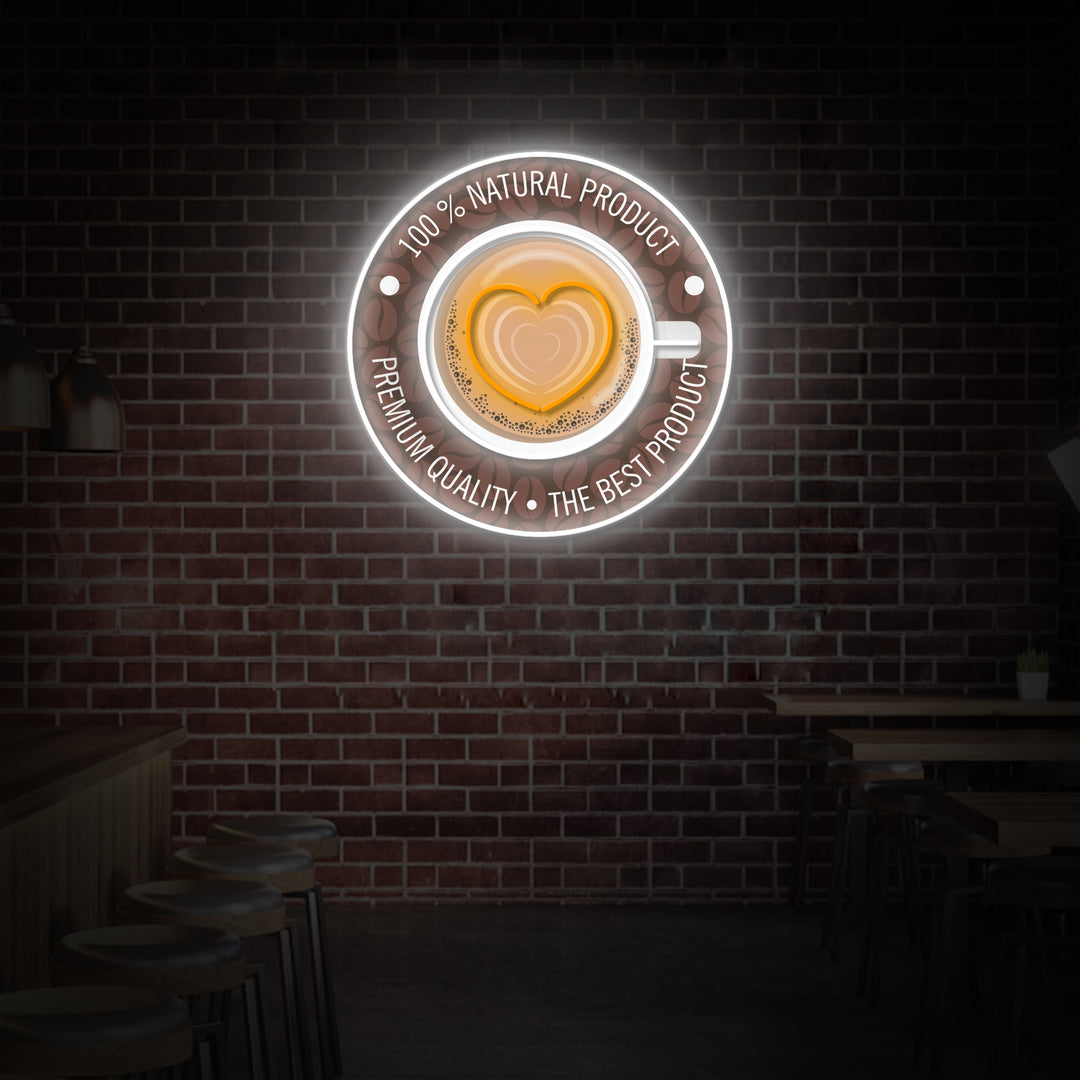 "Delicious Coffee" Coffee Shop Decor, LED Neon Sign 2.0, Luminous UV Printed