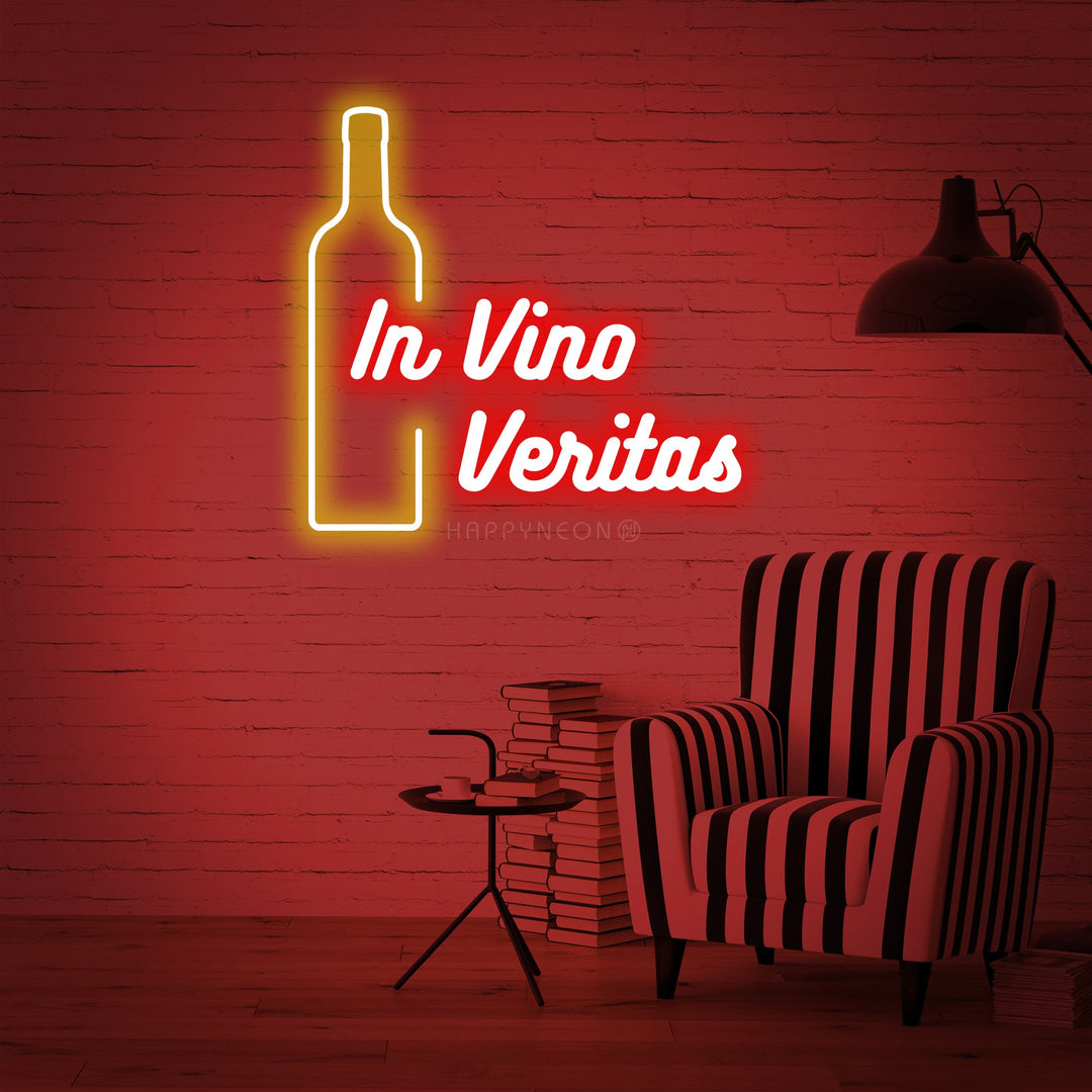 "in vino veritas" Neon Sign