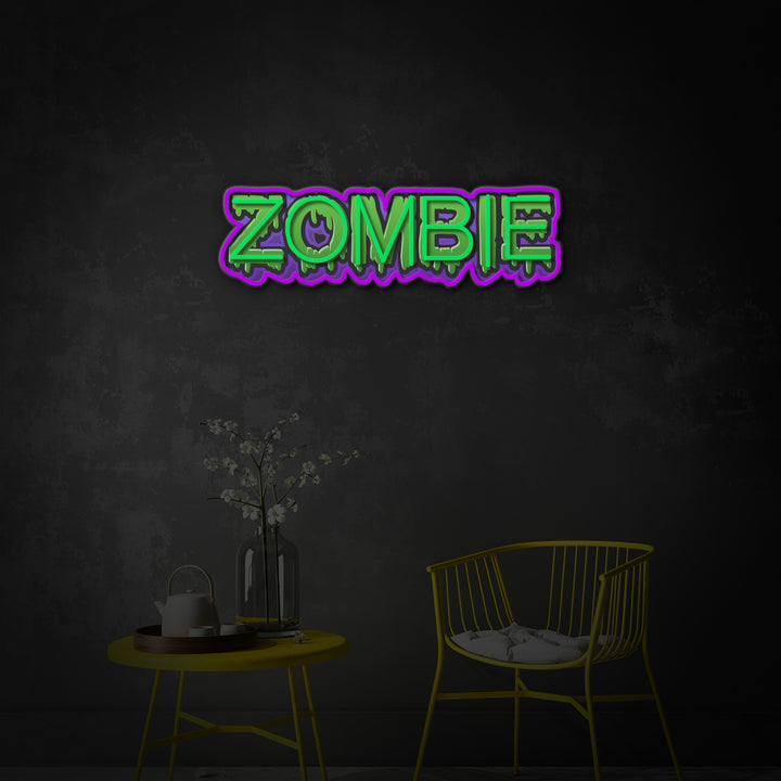 "Zombie" LED Neon Sign